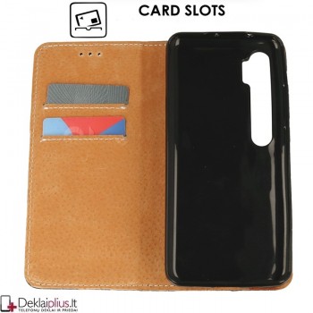 Grynos odos Telone dėklas - juodas (MI NOTE 10/NOTE 10 PRO) Grynos odos Telone dėklas - juodas (MI NOTE 10/NOTE 10 PRO)